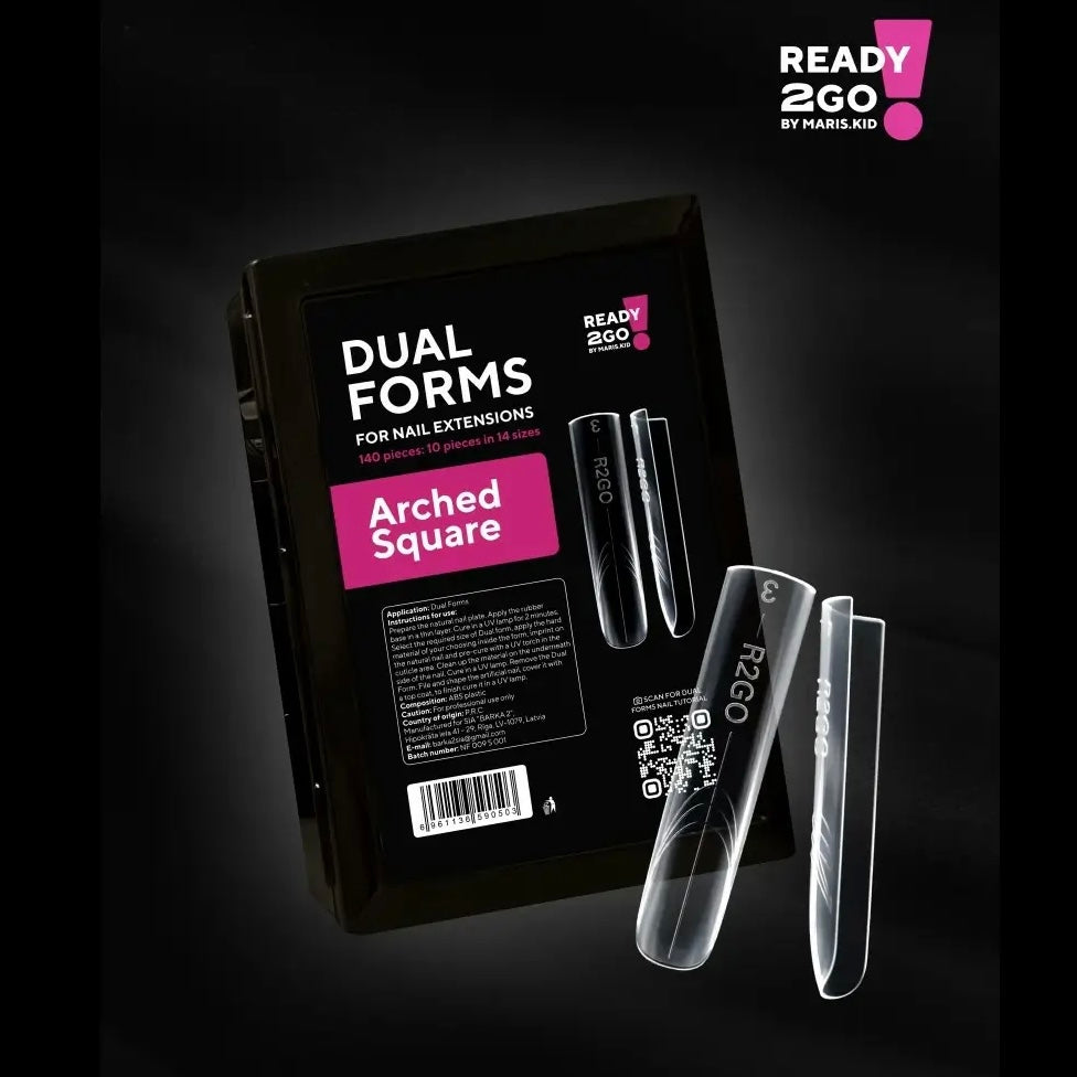 Dual Nail Forms Arched Square  Ready2GO by MARIS.KID