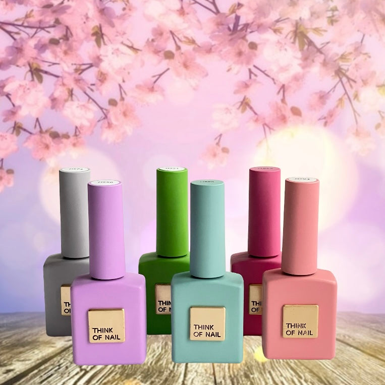 THINK OF NAIL Full Set (6 x 10ml) HELLO SPRING COLLECTION