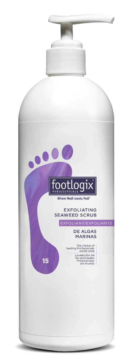 Footlogix - EXFOLIATING SEAWEED FOOT SCRUB (32oz/946ml) Please contact us for Professional (Licensed NailTech) pricing!