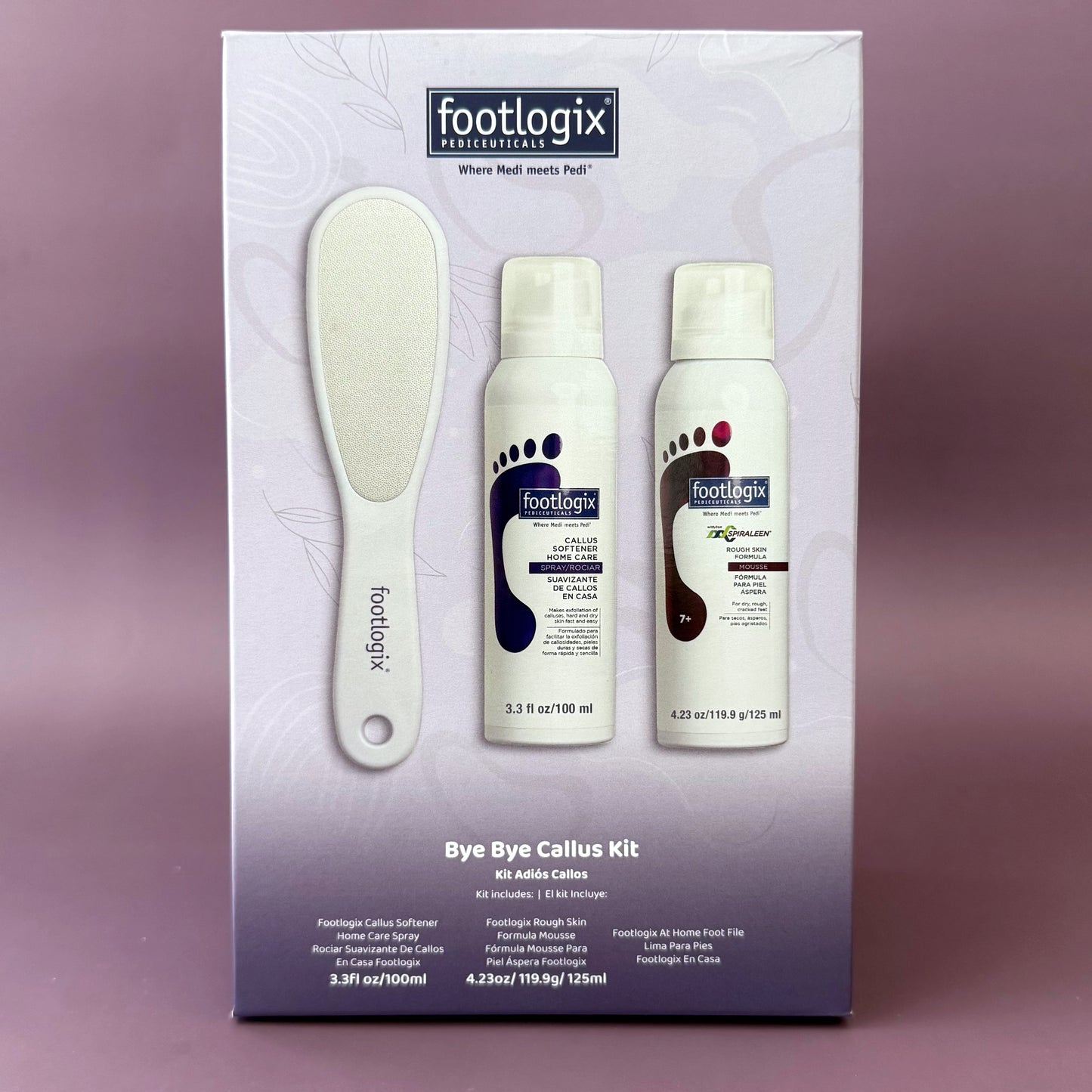 Footlogix - BYE BYE CALLUS KIT 2 X 125ml/4.2oz