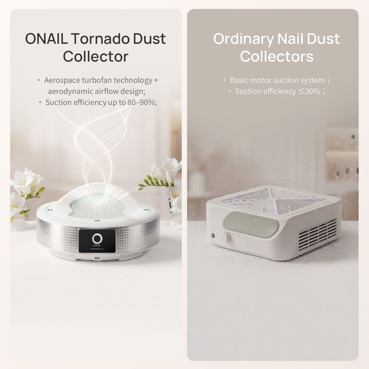 ONAIL Corded Nail Dust Collector Tornado