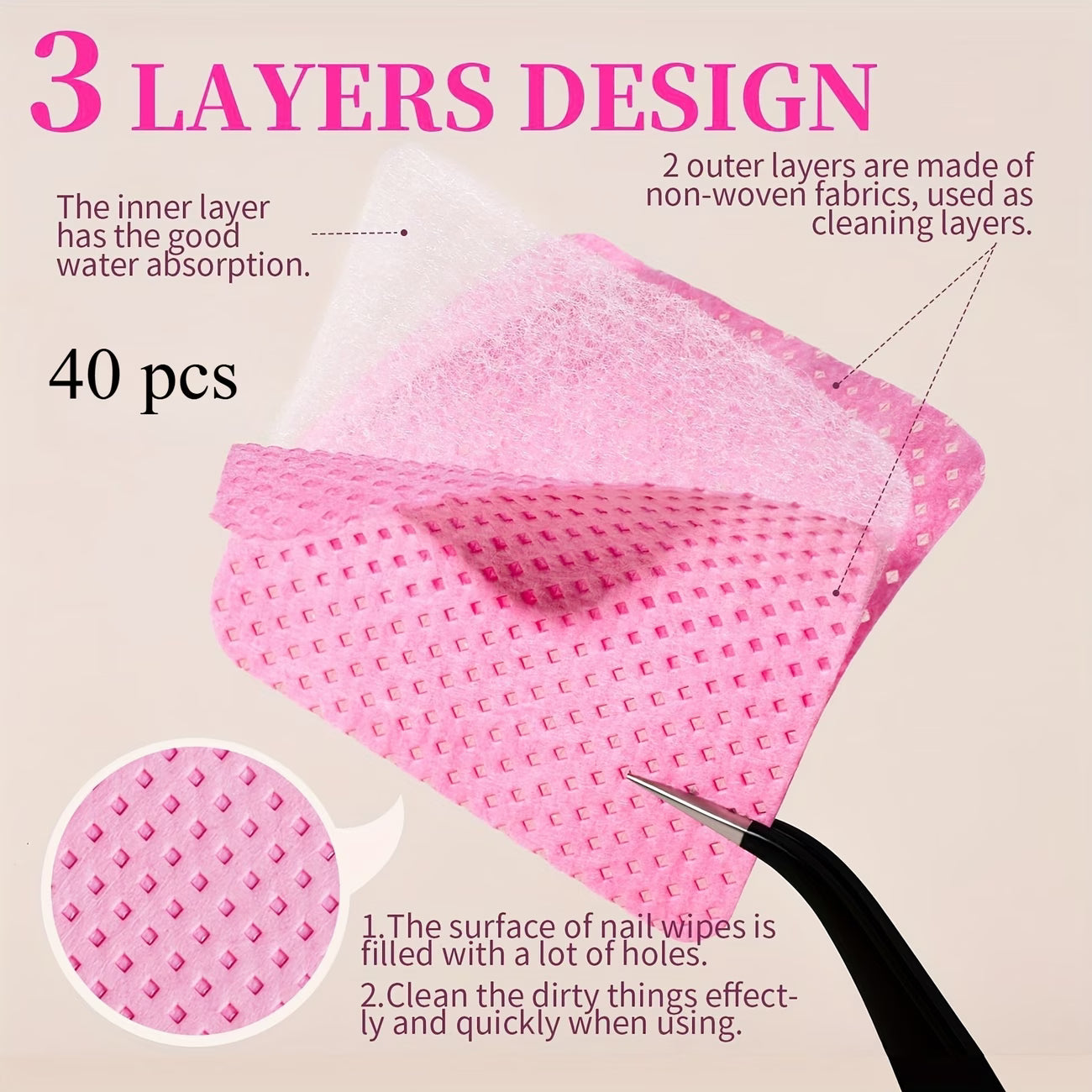 Perforated Wipes or Napkins, Lint free