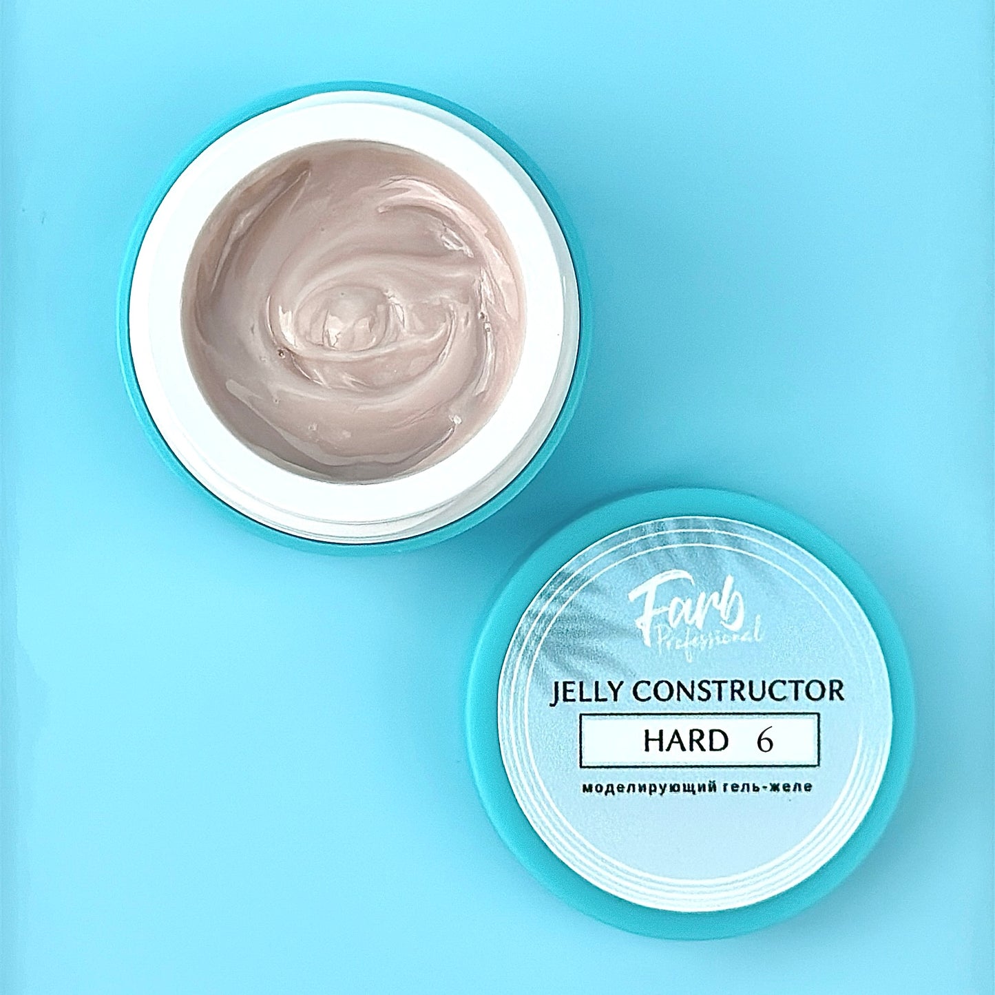 FARB JELLY CONSTRUCTOR UV GEL, hard (30g), tone #6