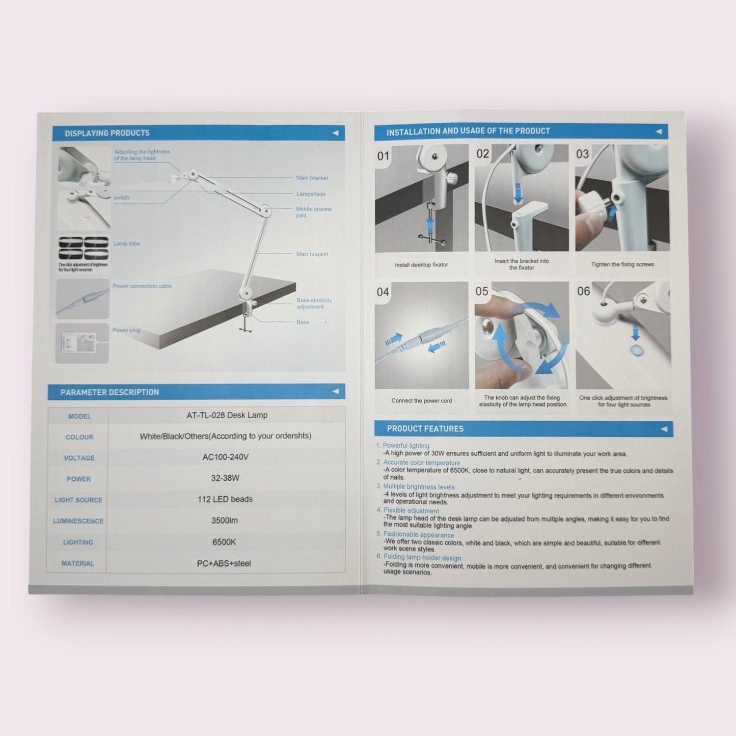 SMART PRO™ New Desk Lamp for Manicure