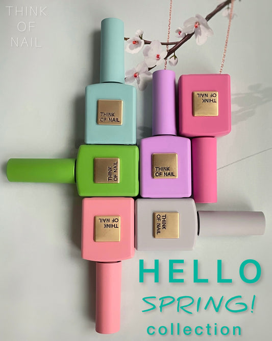 THINK OF NAIL Full Set (6 x 10ml) HELLO SPRING COLLECTION