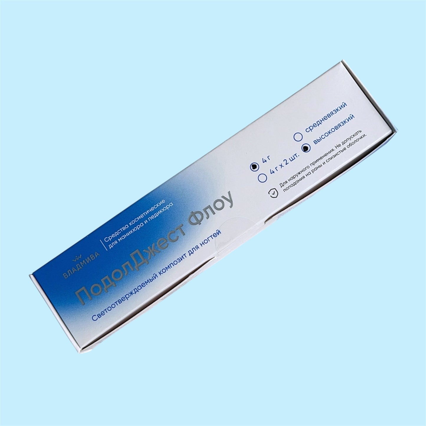 PodolJest FLOW  UV-composit for toenails (4g or 8g, by Vladmiva)