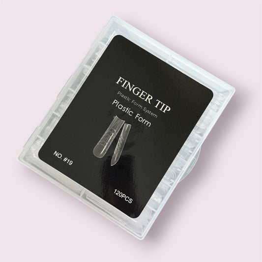 Dual  Nail Forms "Classic" #19 for Acrygel, Polygel (120pc)