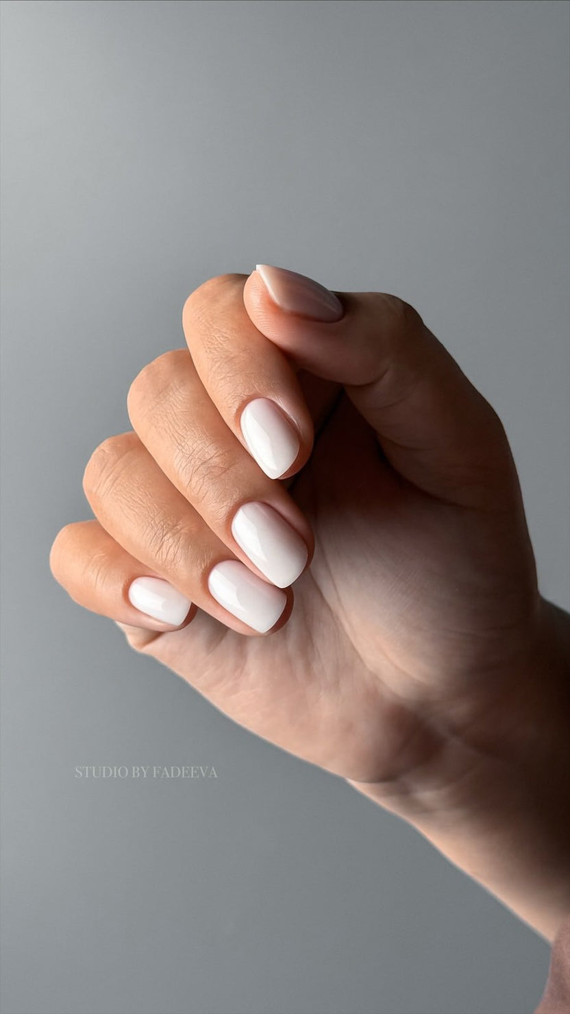 Akzentz Luxio Coy Gel Color | Milky White Gel Polish