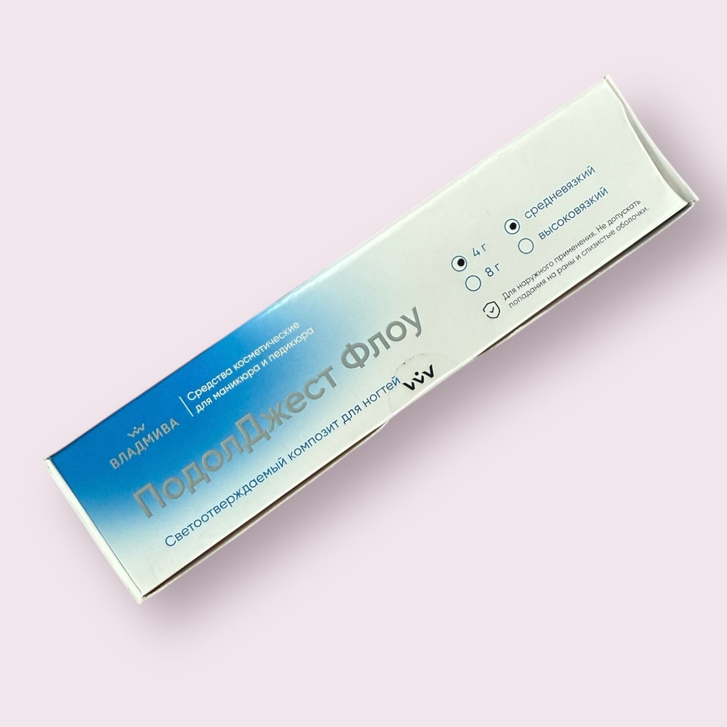 Light cured nail composite PodolJest Flou, medium viscosity, 4g