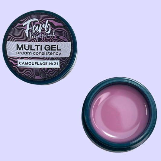 FARB  CAMOUFLAGE MULTI UV GEL (15ml) #21