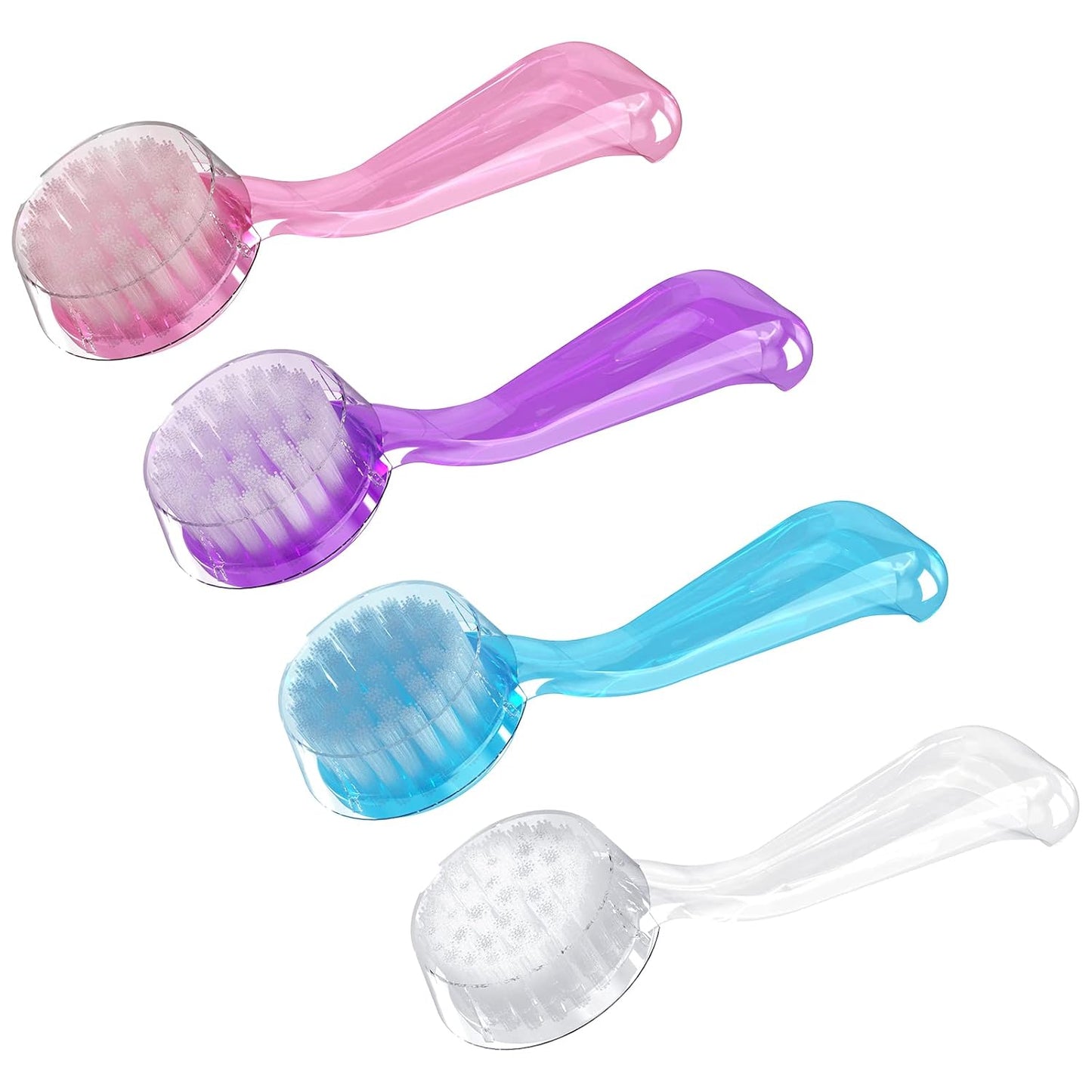 Brush for nail dust, 1pc, Pink