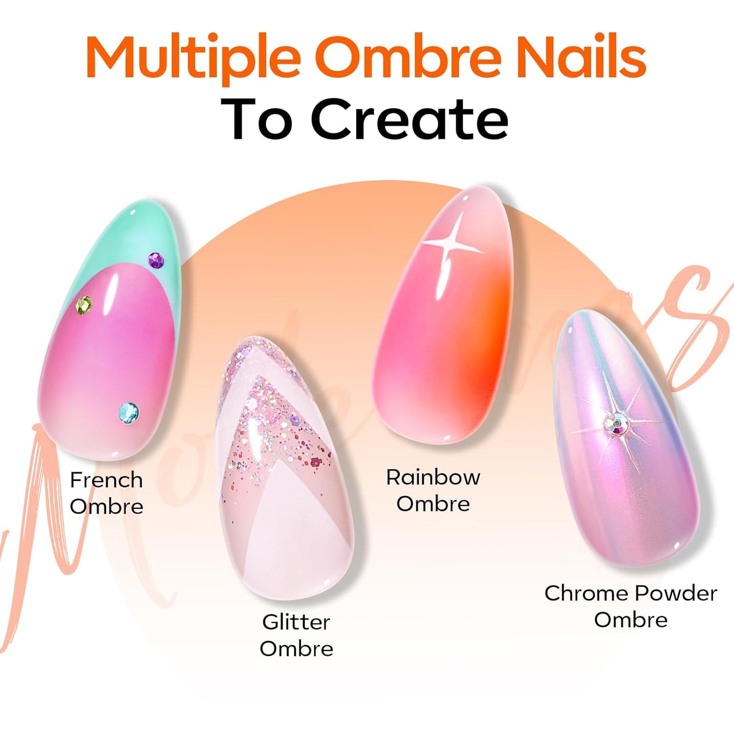 Applicator and 100 Sponges for Ombre