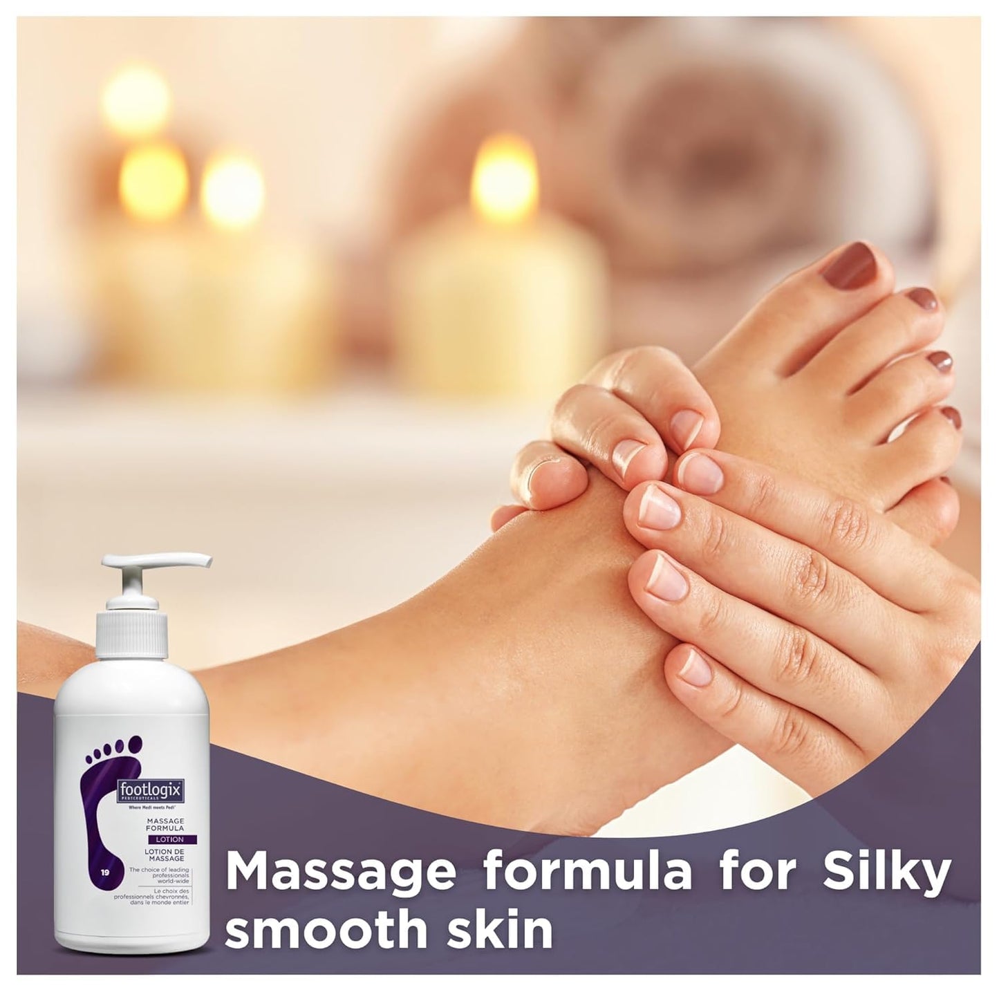 Footlogix - MASSAGE FORMULA LOTION (250 or 500ml) Please contact us for Professional (Licensed NailTech) pricing!