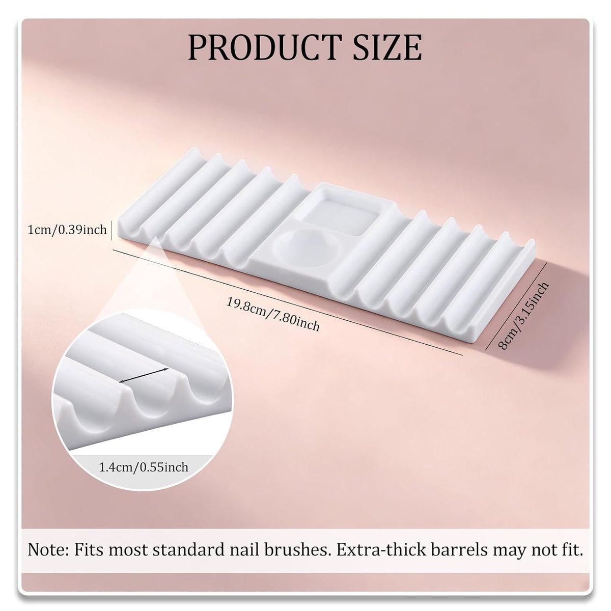 Professional Holder for Dual Forms or Brushes