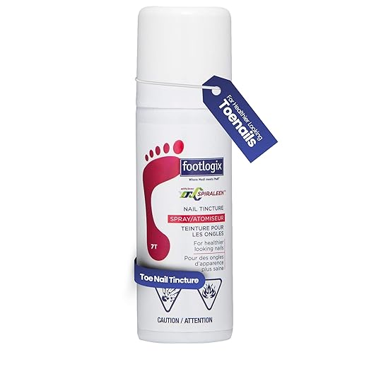 Footlogix - ANTI-FUNGAL TOE TINCTURE SPRAY with SPIRALEEN  44g/1.7oz. Please contact us for Professional (Licensed NailTech) pricing!