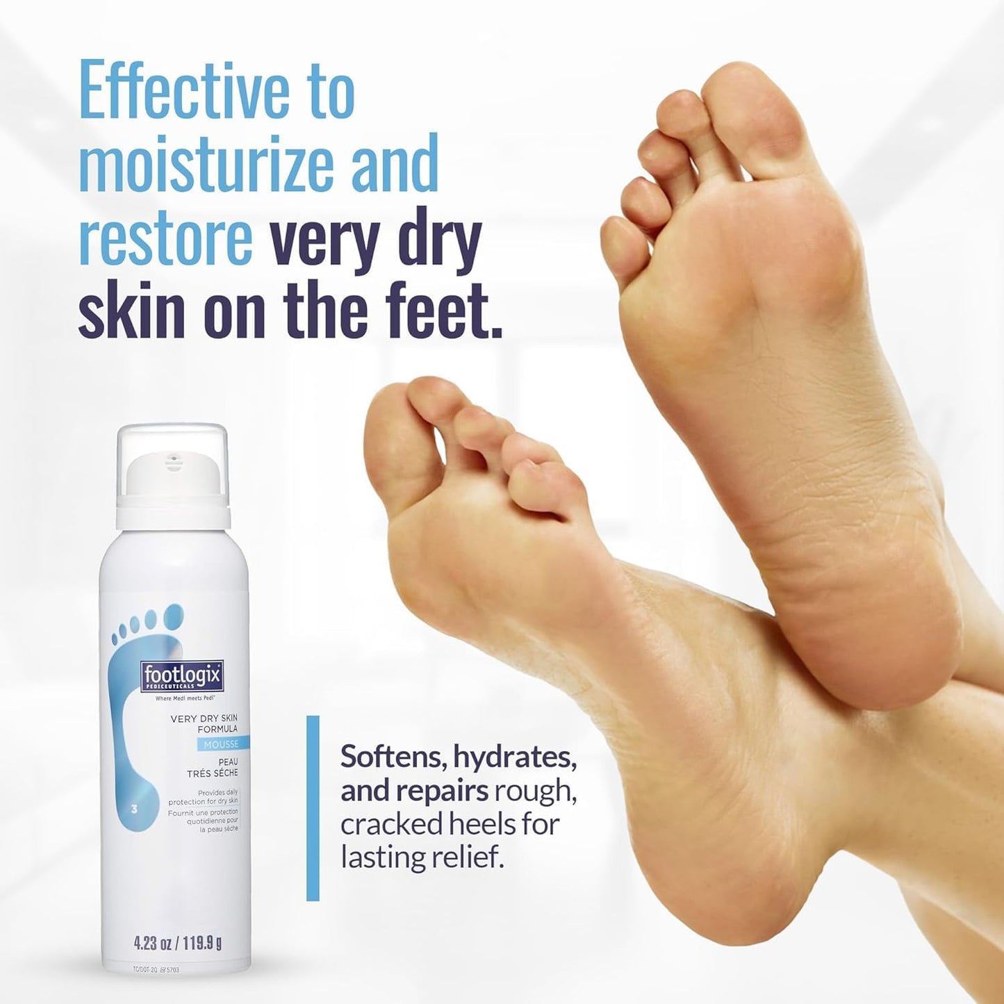 Footlogix - VERY DRY SKIN FORMULA, 125ml or 300ml.