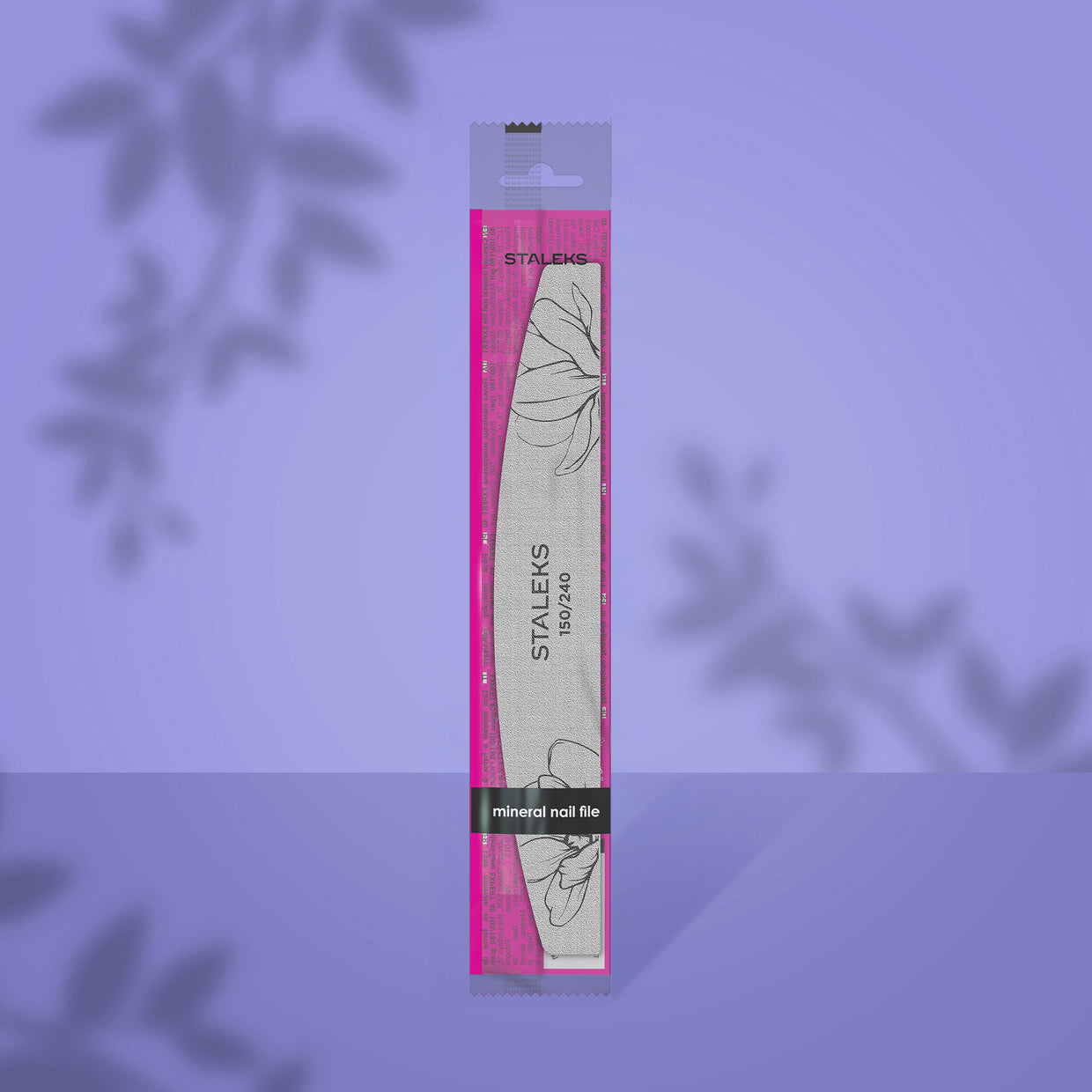 STALEKS Crescent Mineral Nail file EXPERT 40 150/240 grit (1pc or 25pc pack)