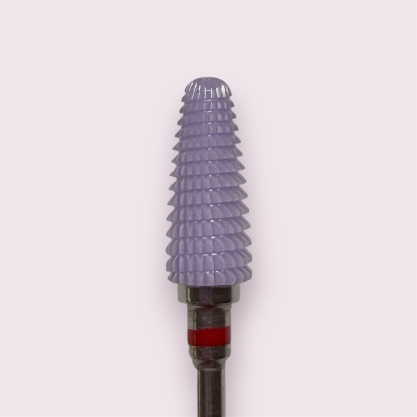 (New!) Ceramic Nail Bit for Removal (Purple, Soft Cone), Red - Right Handed, 1pc