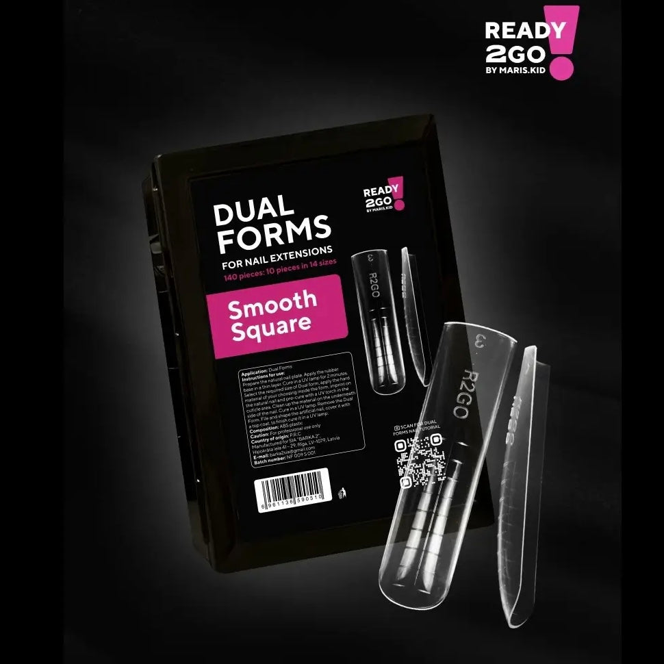 Dual Nail Forms Smooth Square Ready2GO by MARIS.KID
