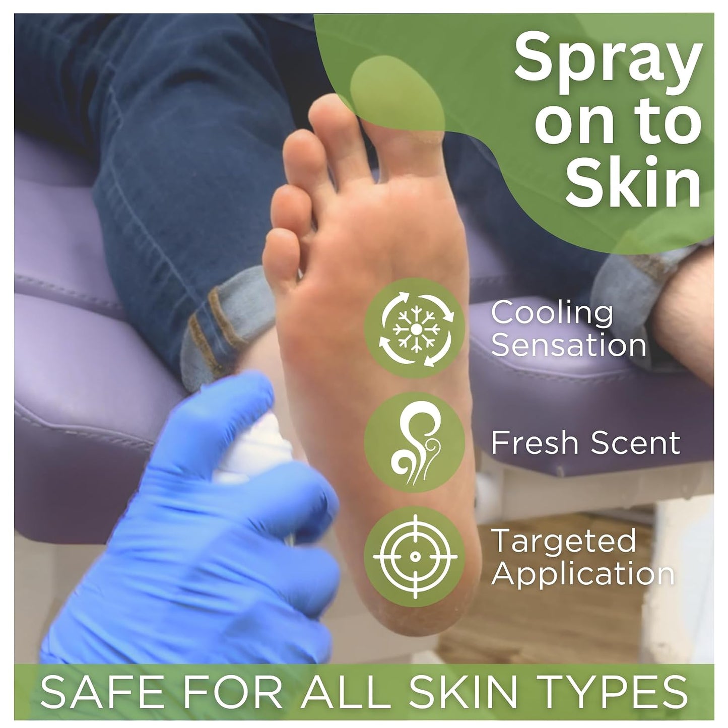 Footlogix - FOOT FRESH DEODORANT SPRAY 125ml/4.2oz. Please contact us for Professional (Licensed NailTech) pricing!