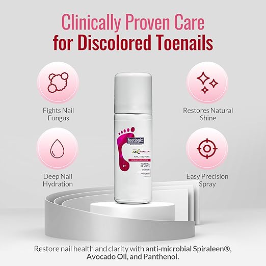 Footlogix - ANTI-FUNGAL TOE TINCTURE SPRAY with SPIRALEEN  44g/1.7oz. Please contact us for Professional (Licensed NailTech) pricing!