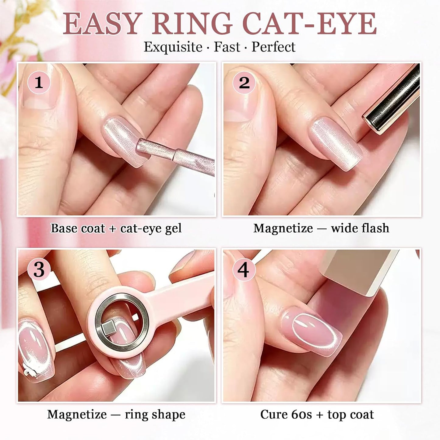 Round "Ring" Magnet for Cat Eye (1pc)