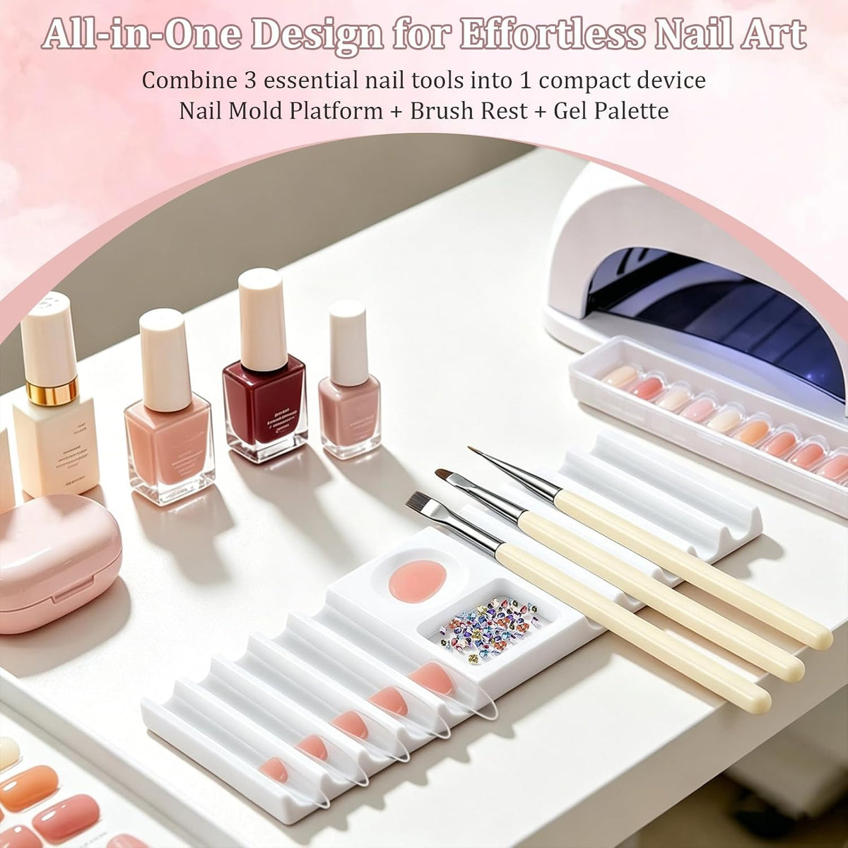 Professional Holder for Dual Forms or Brushes