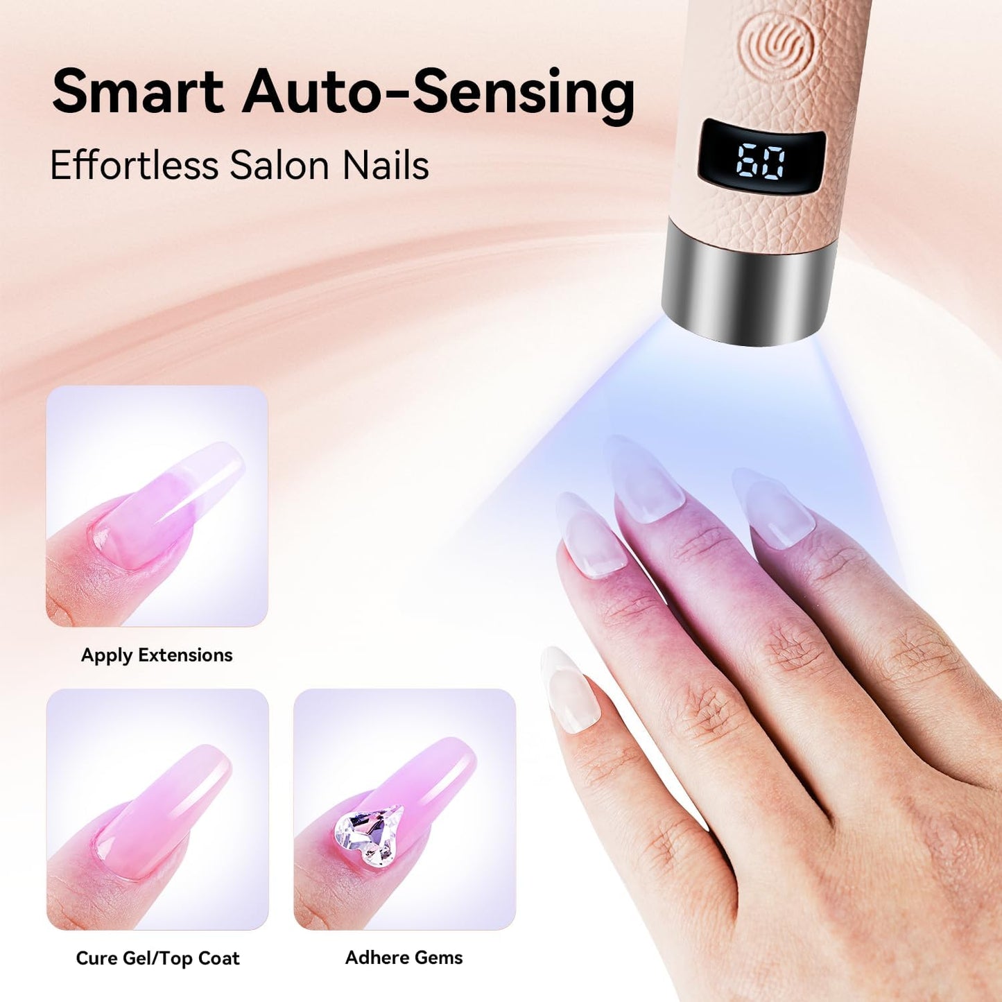 UV NAIL LIGHT G1 with AI SENSOR