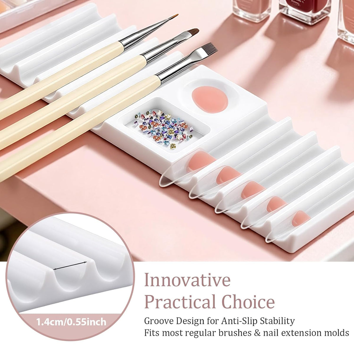 Professional Holder for Dual Forms or Brushes