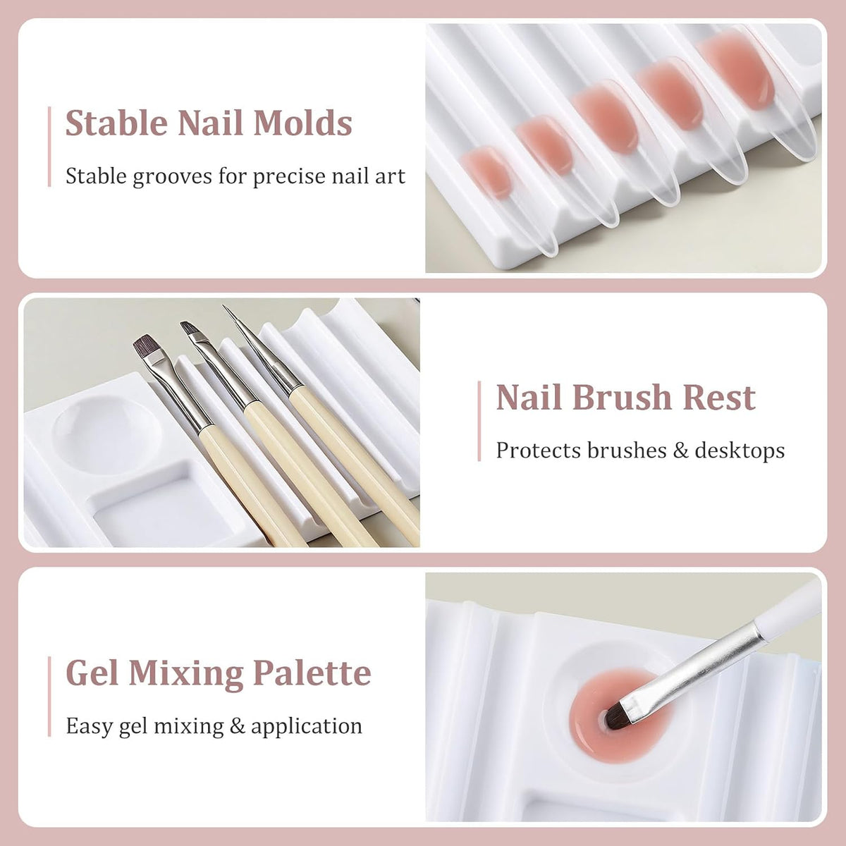 Professional Holder for Dual Forms or Brushes