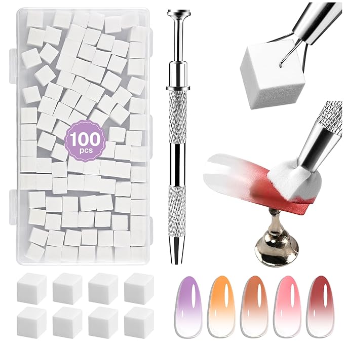 Applicator and 100 Sponges for Ombre