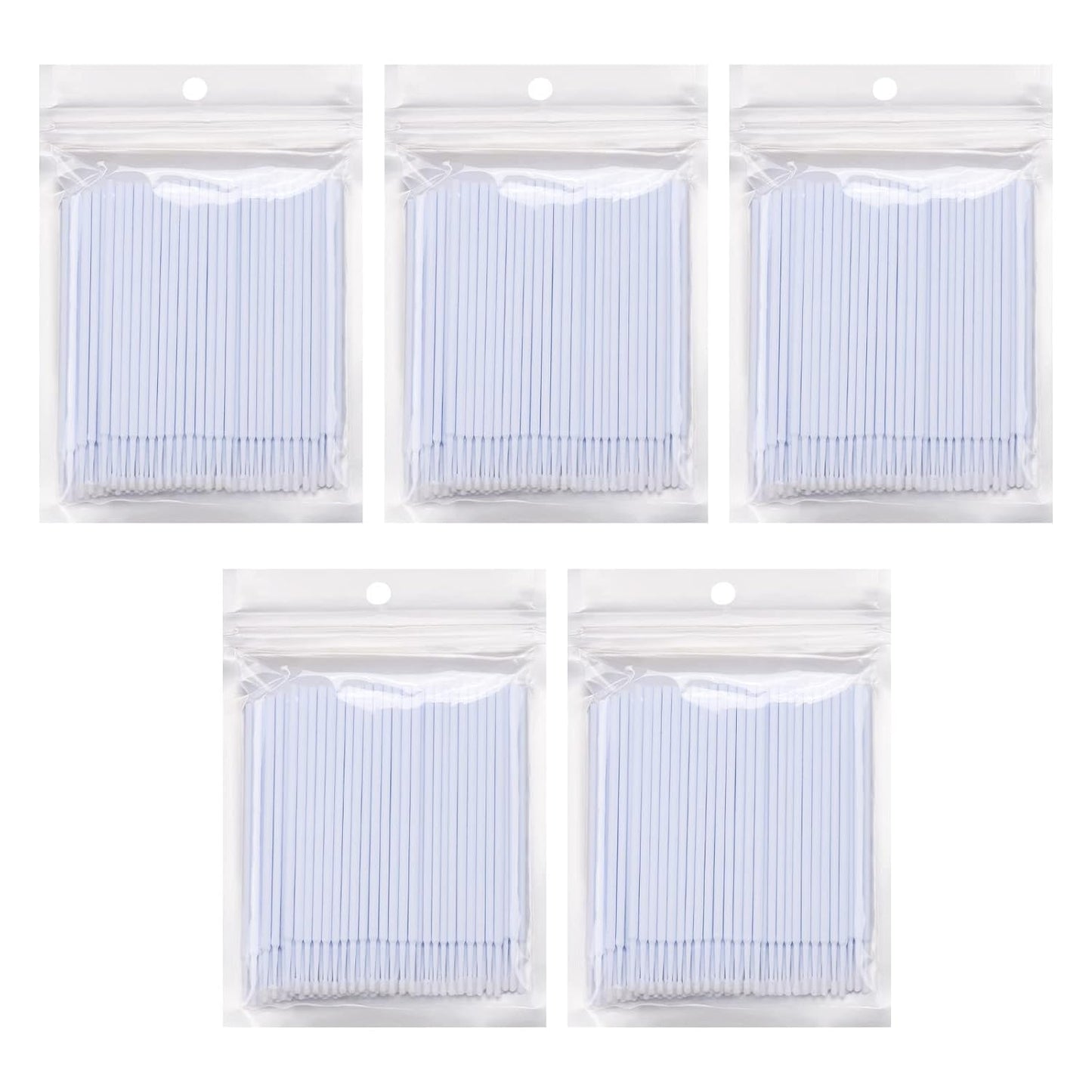 Microbrush Applicator for Various Liquids, Multicolor (Fine Tip, 100pc)