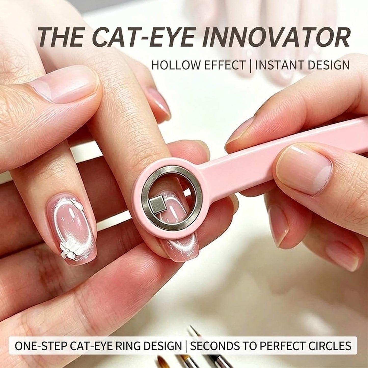 Round "Ring" Magnet for Cat Eye (1pc)