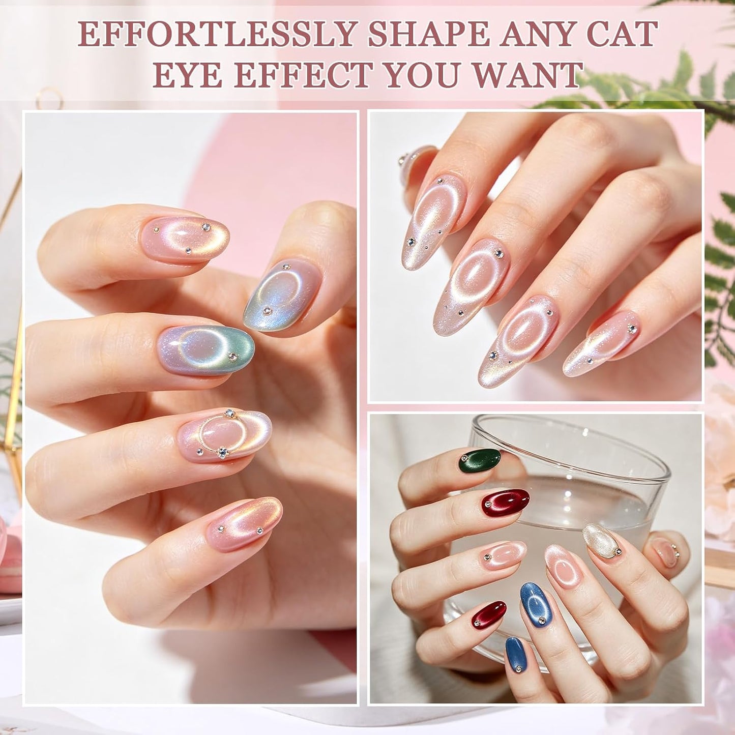 Round "Ring" Magnet for Cat Eye (1pc)