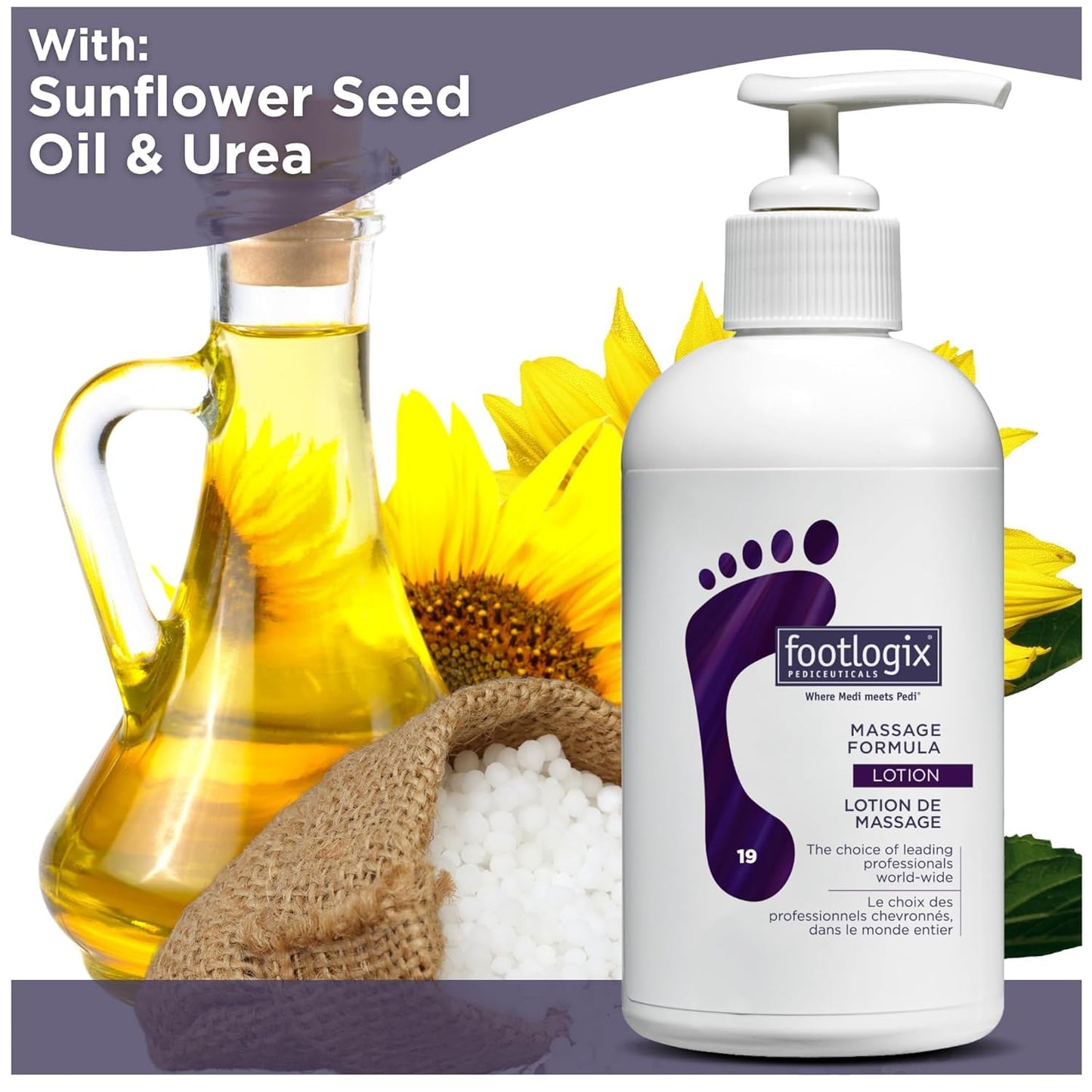 Footlogix - MASSAGE FORMULA LOTION (250 or 500ml) Please contact us for Professional (Licensed NailTech) pricing!