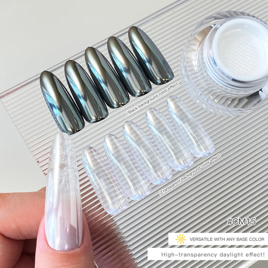 Chrome Powder Clear Pearl Mirror CM15