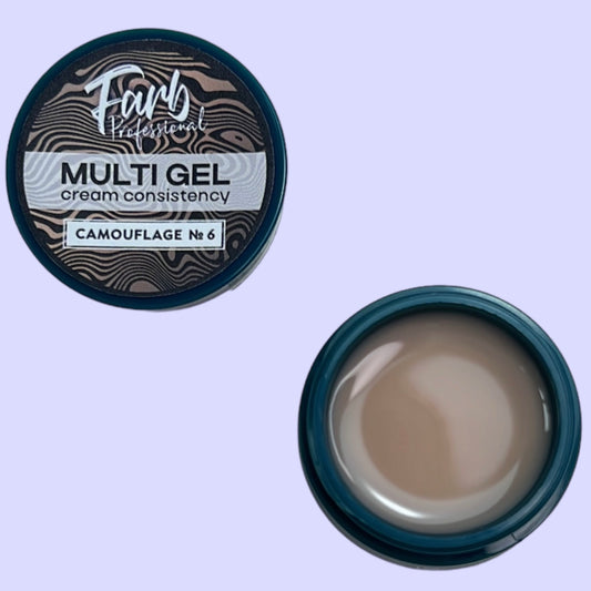 FARB  CAMOUFLAGE MULTI UV GEL (15ml) #6