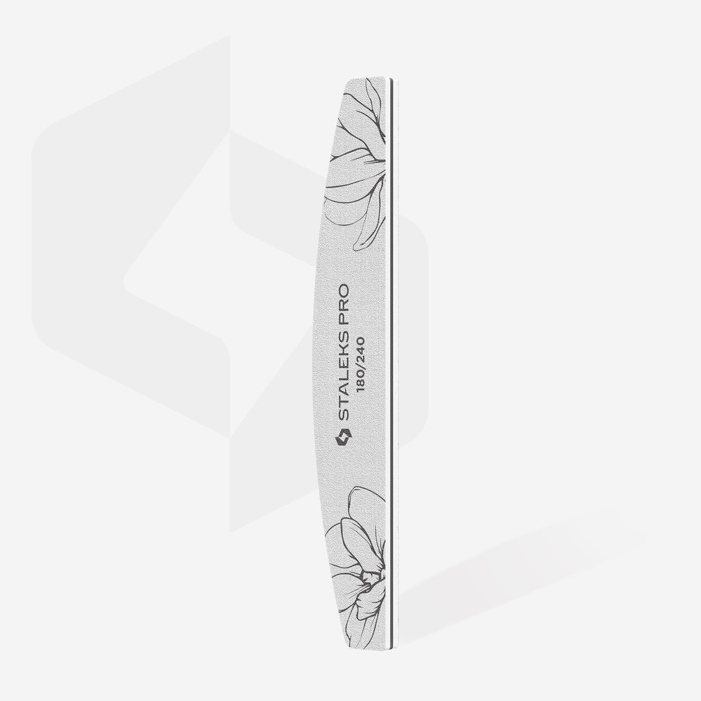 STALEKS Crescent mineral nail file EXPERT 40 180/240 grit (25 pcs)