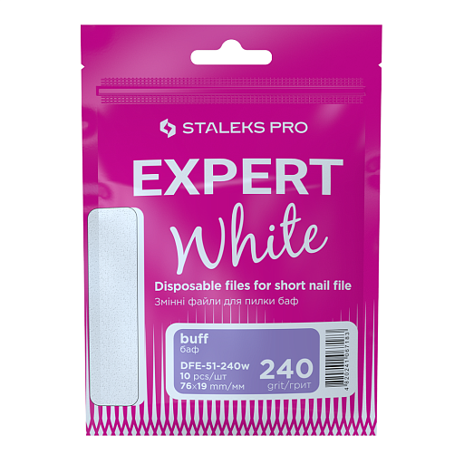 STALEKS PRO  EXPERT 51 Replaceable Pad 240W Grit (WHITE, FOAM)