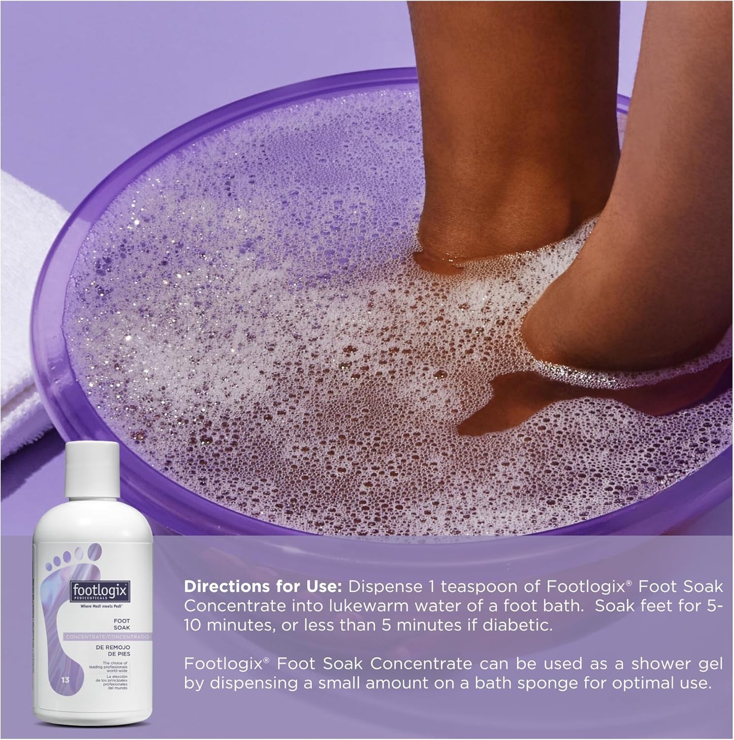 Footlogix - FOOT SOAK CONCENTRATE (250ml or 946ml)