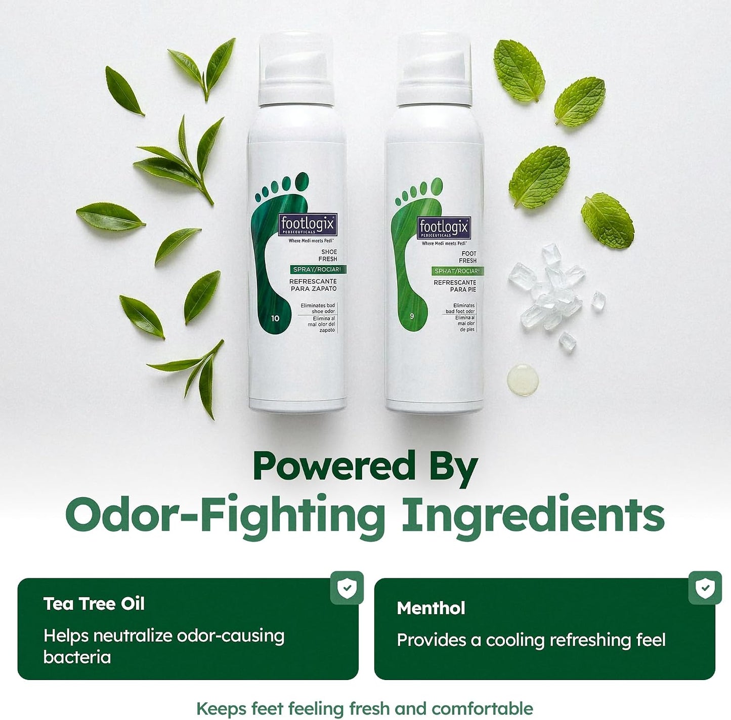 Footlogix - FRESH STEPS ESSENTIALS KIT (2X 125ml/4.2oz)