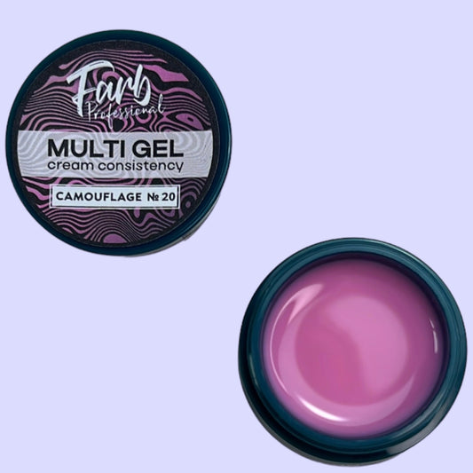 FARB  CAMOUFLAGE MULTI UV GEL (15ml) #20