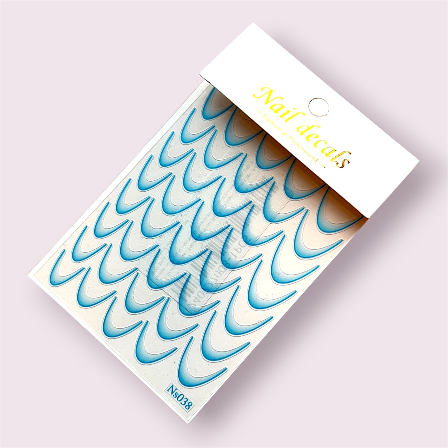 Design French Stickers, blue