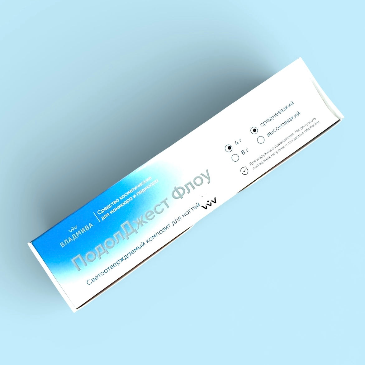 PodolJest FLOW  UV-composit for toenails (4g or 8g, by Vladmiva)