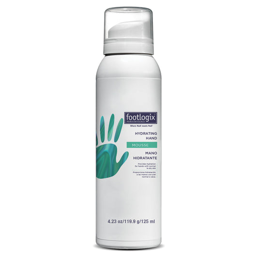 Footlogix - (New!) HYDRATING HAND MOUSSE  125ml/4.2oz. Please contact us for Professional (Licensed NailTech) pricing!