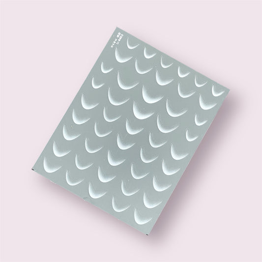Design French Strips Stickers, WHITE 4403, 1pc