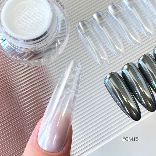 Chrome Powder Clear Pearl Mirror CM15