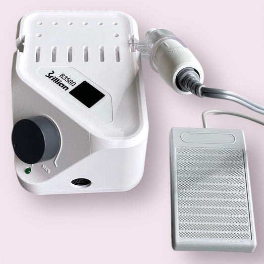 (2024 MODEL!) Nail Drill Set BRILLIAN B350D+H350 WHITE by STRONG/SAESHIN (Korea)