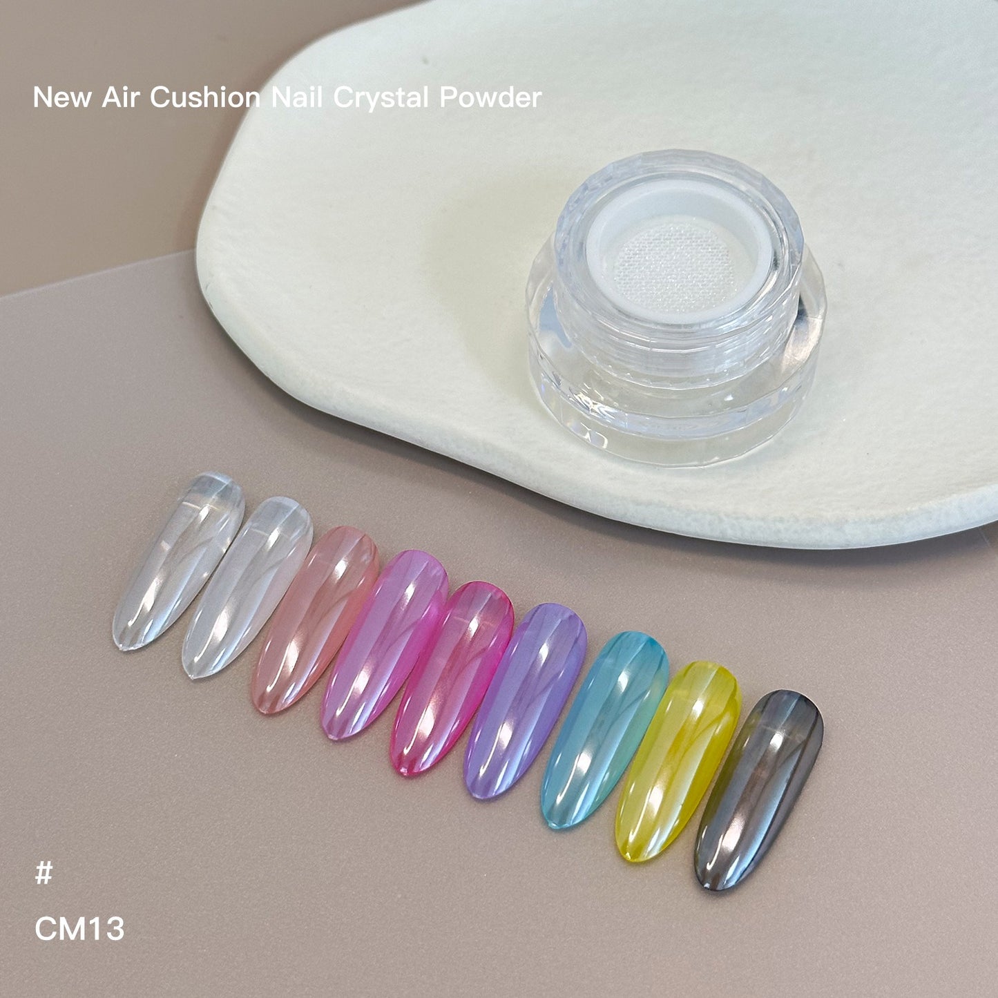 Chrome Powder Glass Pearl Mirror CM13