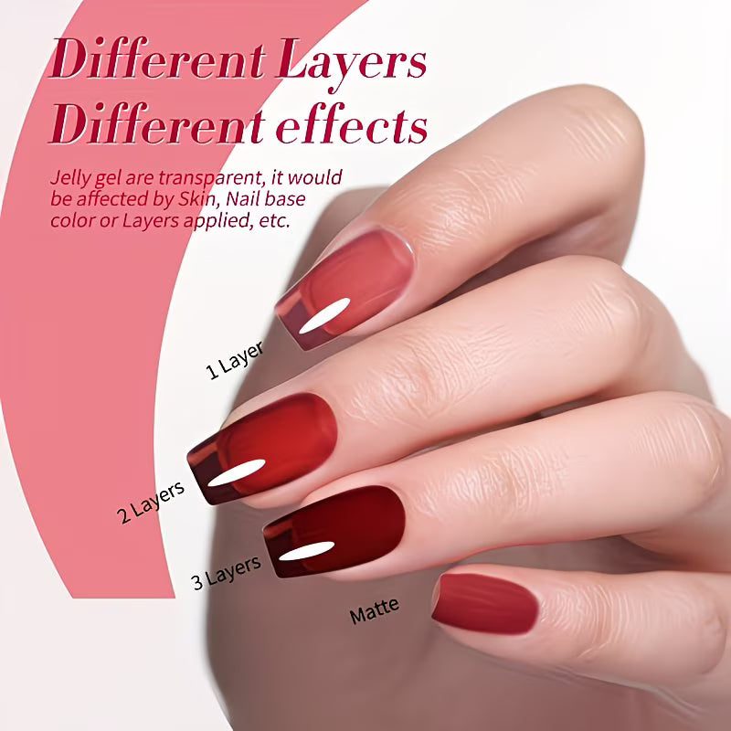Red Glass Gel by BORN PRETTY - 10ml